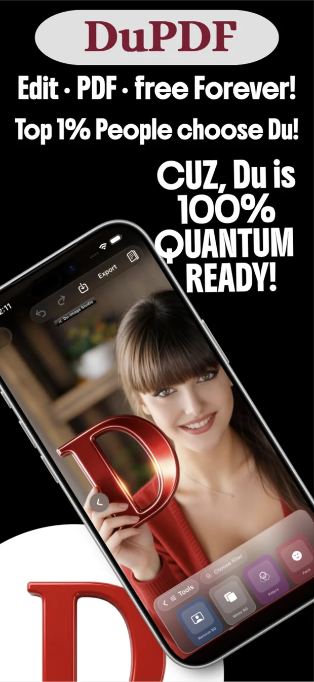 DuPDF hero screen — 100% quantum ready