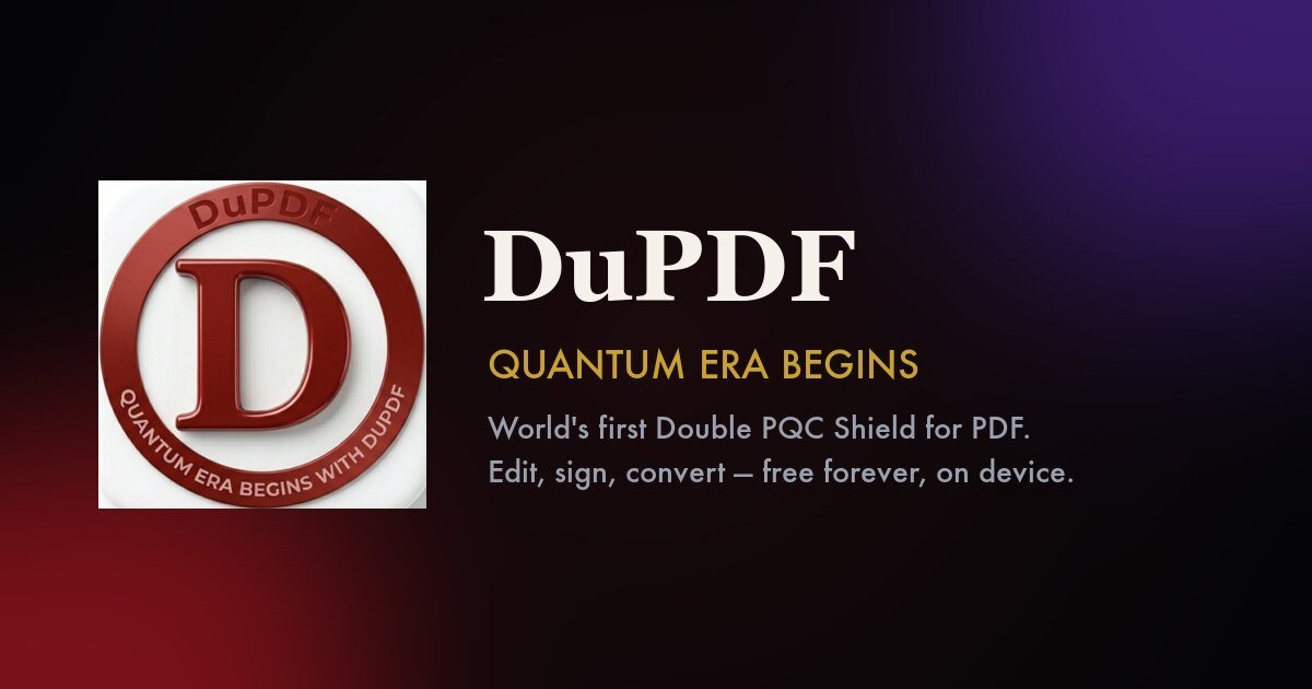 Quantum era starts with DuPDF